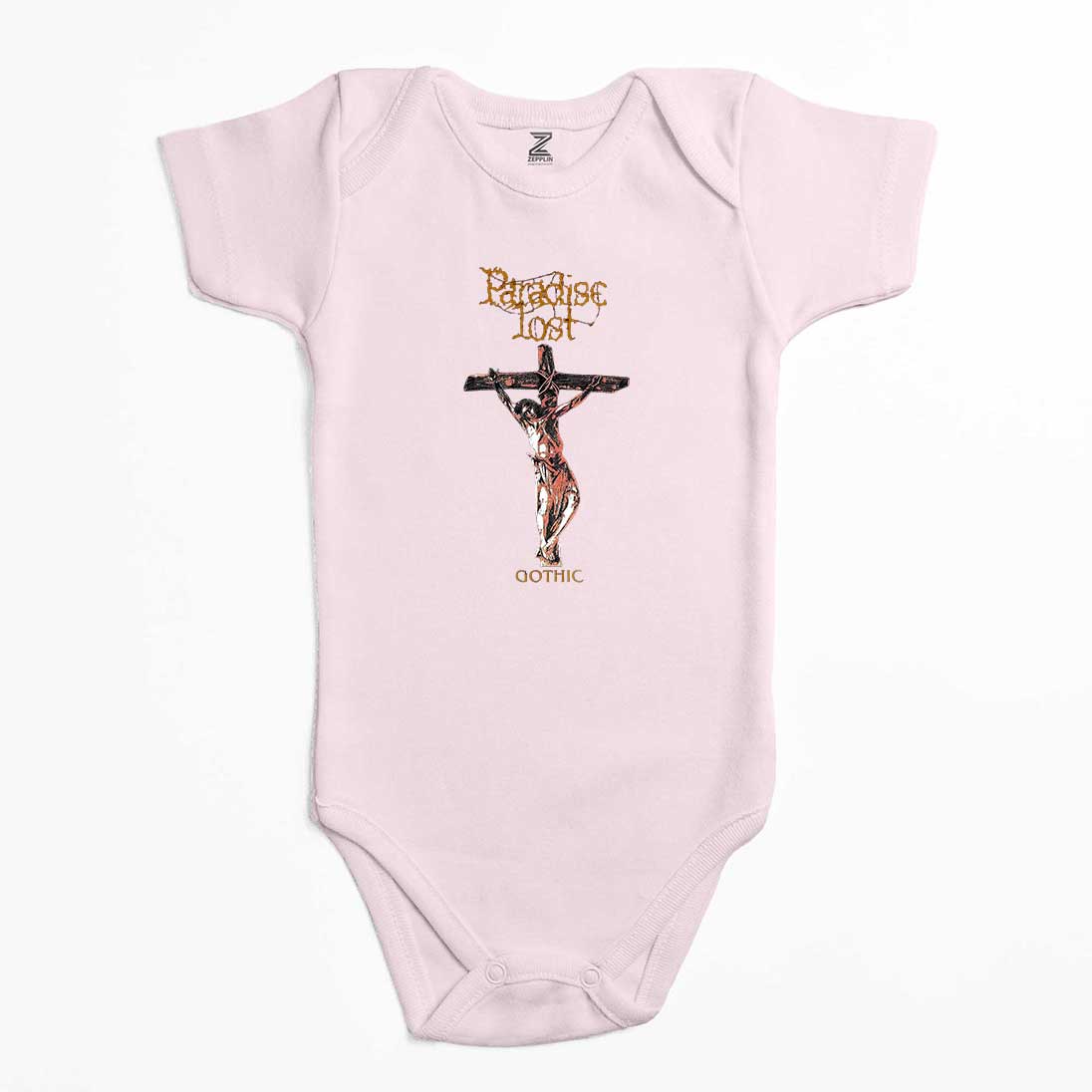 Paradise Lost Gothic Renkli Bebek Body Zıbın