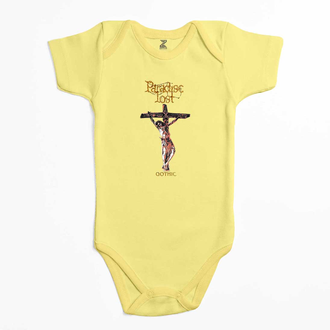 Paradise Lost Gothic Renkli Bebek Body Zıbın