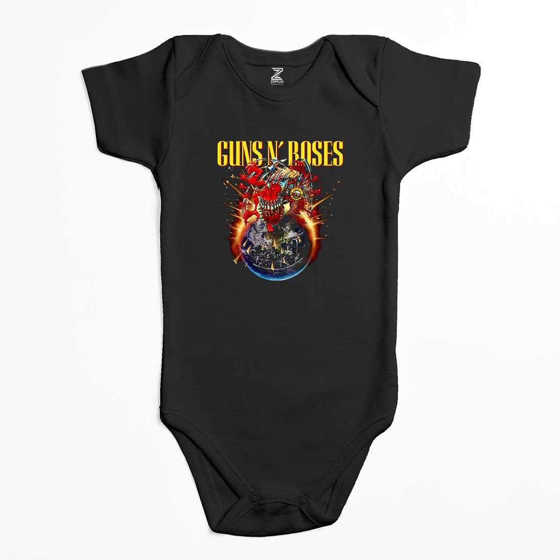 Guns N Roses 2025 Tour Renkli Bebek Body Zıbın