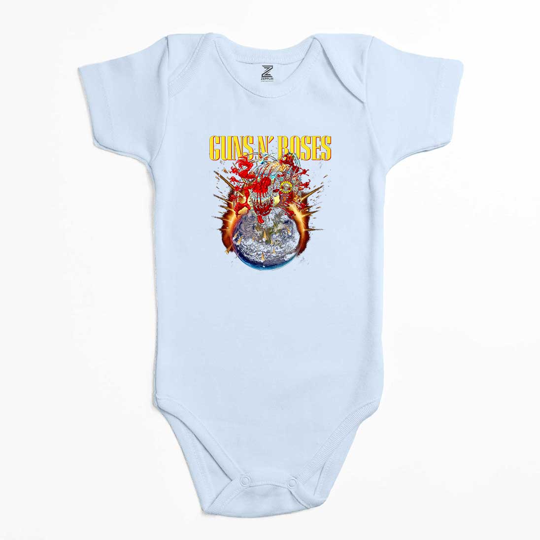 Guns N Roses 2025 Tour Renkli Bebek Body Zıbın