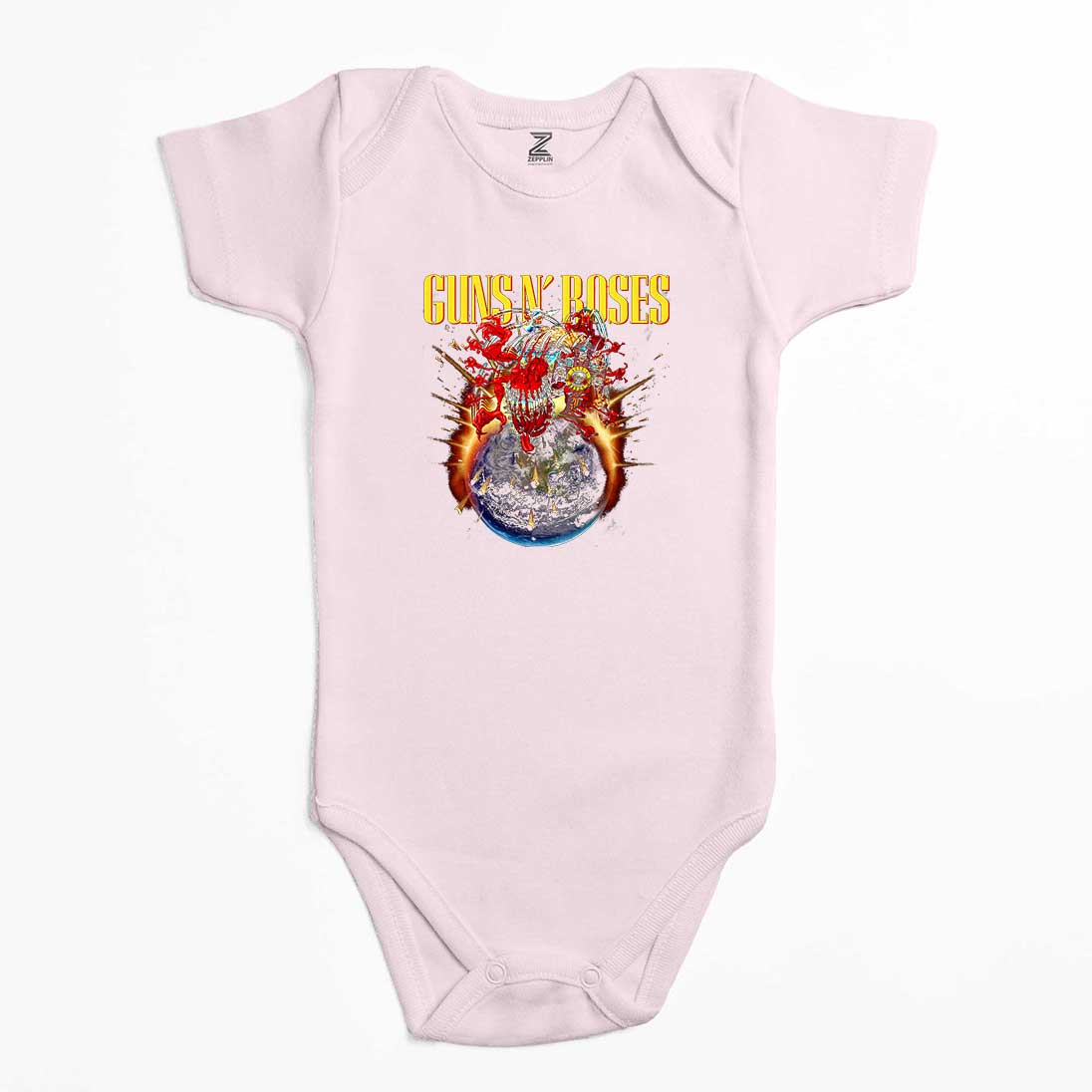 Guns N Roses 2025 Tour Renkli Bebek Body Zıbın