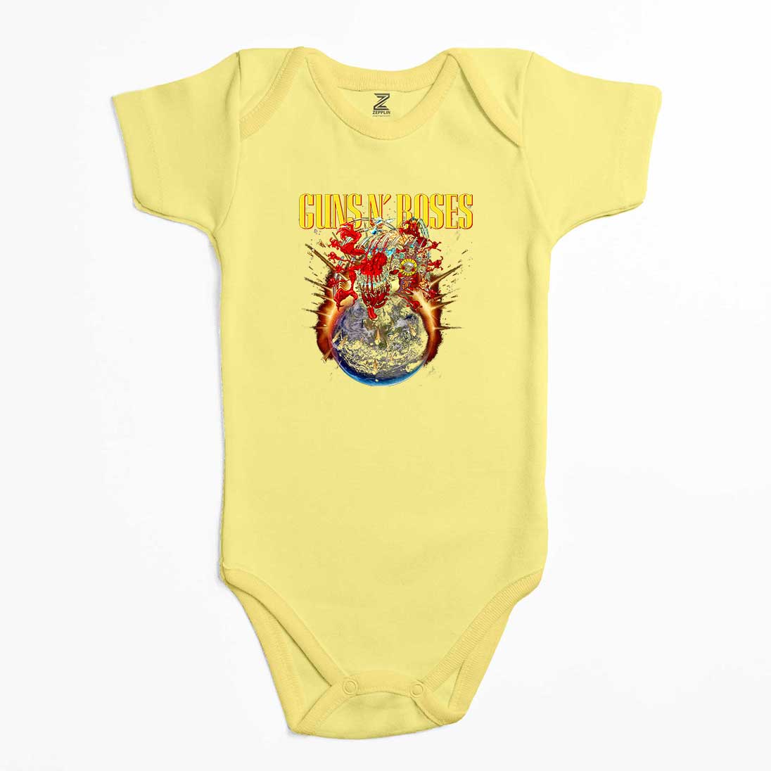 Guns N Roses 2025 Tour Renkli Bebek Body Zıbın