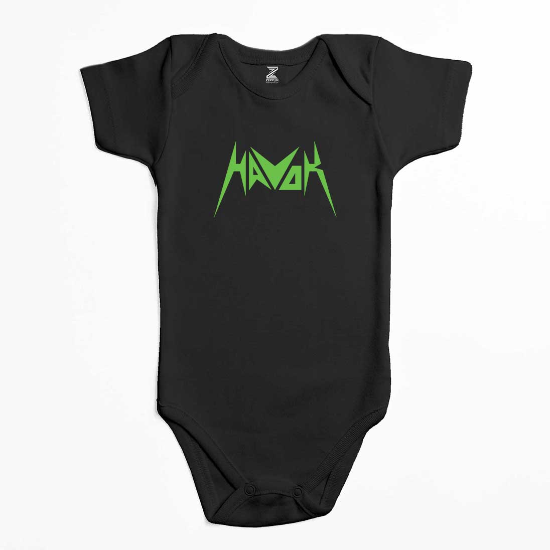 Havok Green Logo Renkli Bebek Body Zıbın