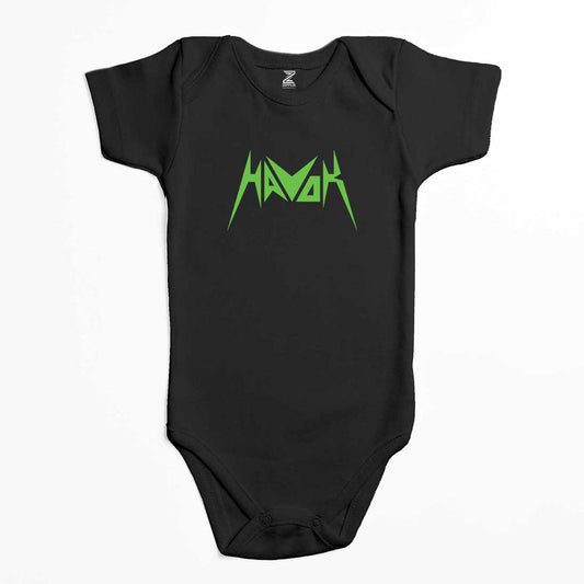 Havok Green Logo Renkli Bebek Body Zıbın