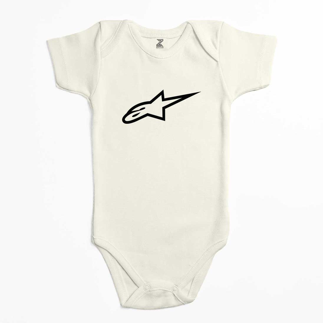 Alpinestars Logo Black Renkli Bebek Body Zıbın