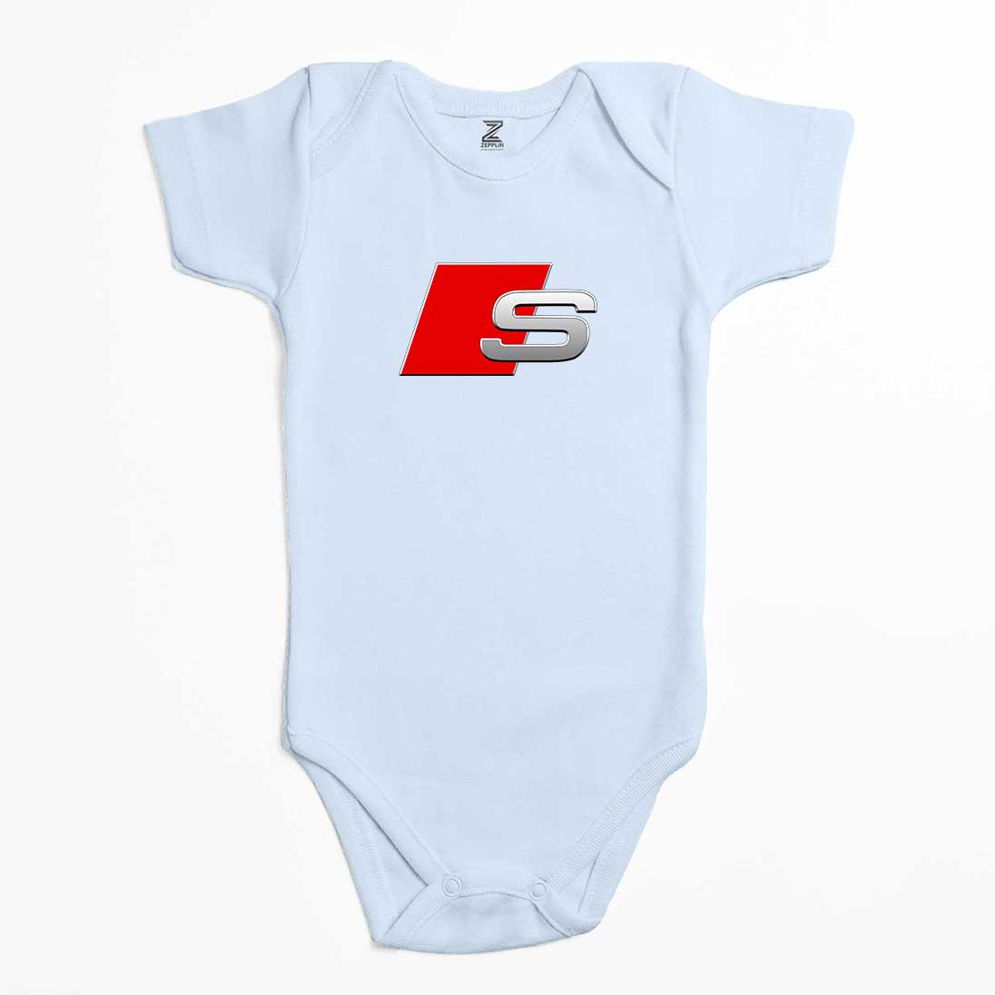 Audi S-Line Logo Renkli Bebek Body Zıbın