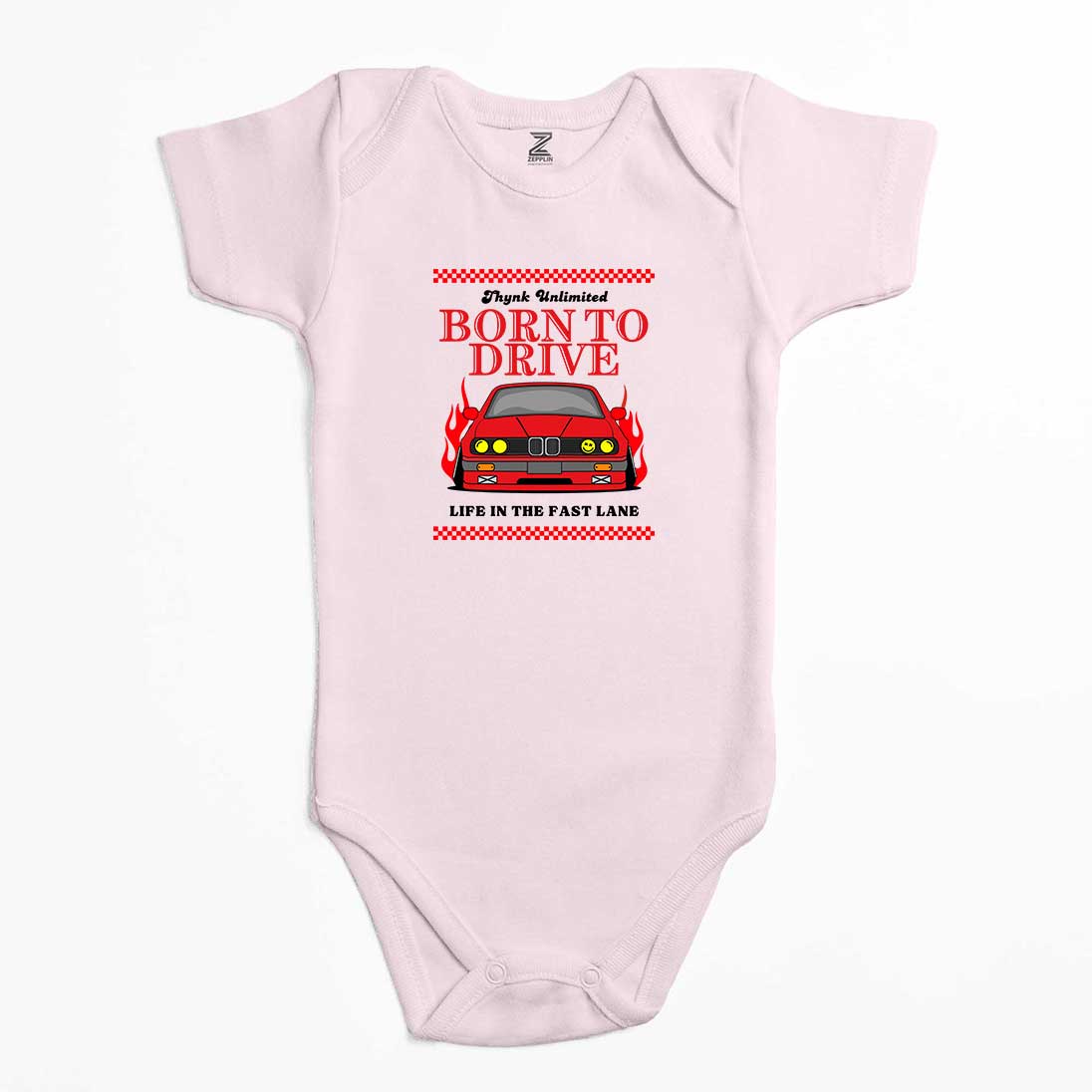 Born To Drive Bmw Renkli Bebek Body Zıbın