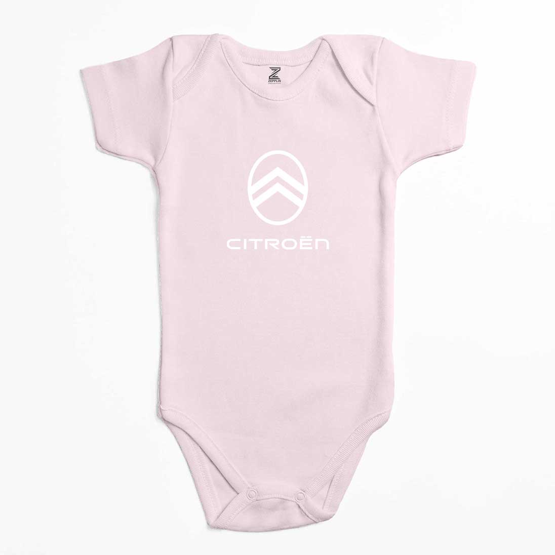 Citroen Text Logo Renkli Bebek Body Zıbın