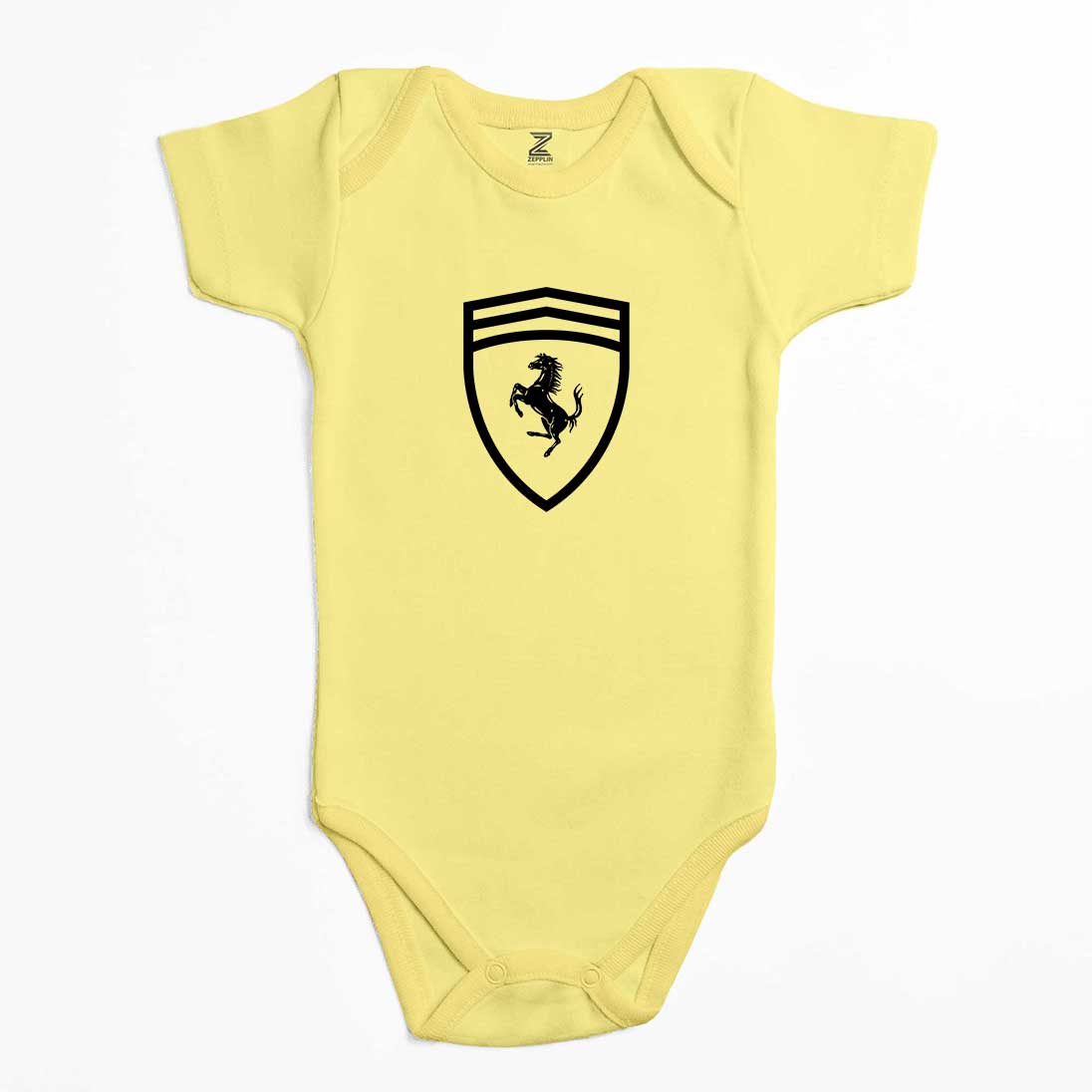 Ferrari Logo Horse Renkli Bebek Body Zıbın