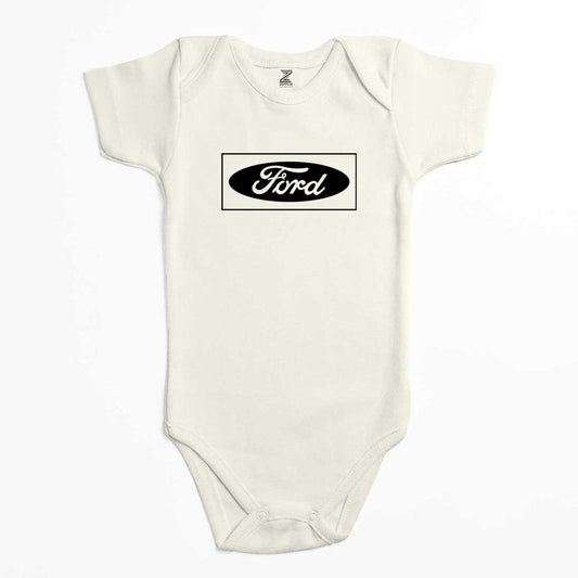 Ford Logo Black Renkli Bebek Body Zıbın