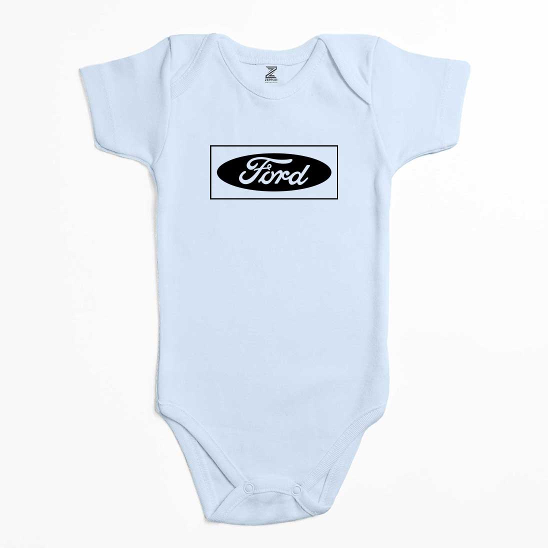 Ford Logo Black Renkli Bebek Body Zıbın