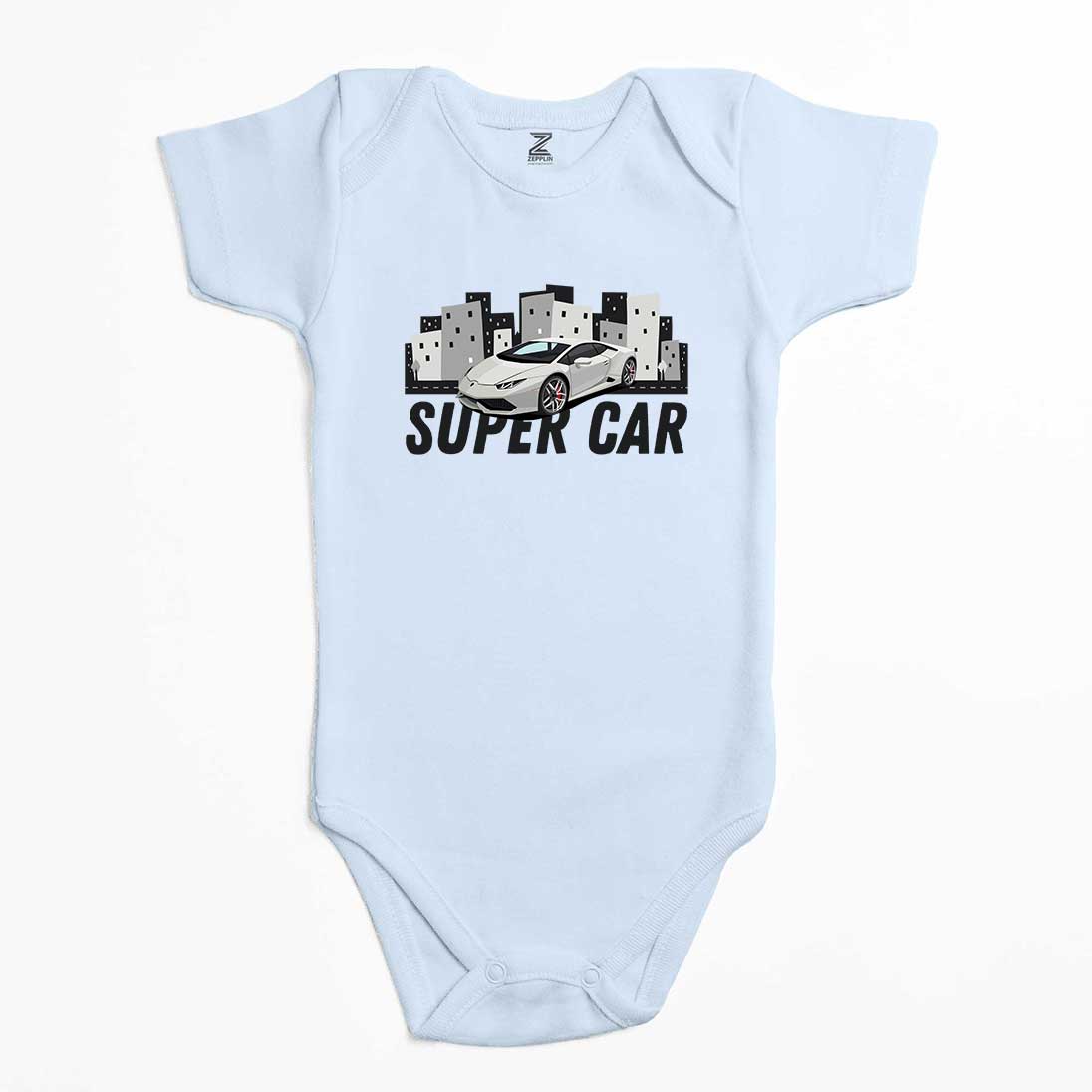 Süper Car Lamborghini Renkli Bebek Body Zıbın