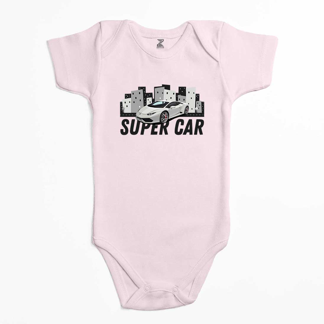 Süper Car Lamborghini Renkli Bebek Body Zıbın