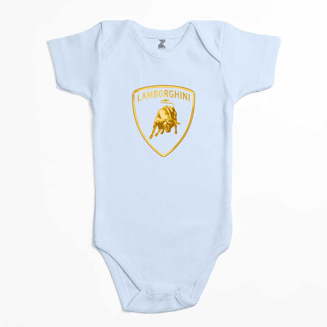 Lamborghini Gold Logo Renkli Bebek Body Zıbın