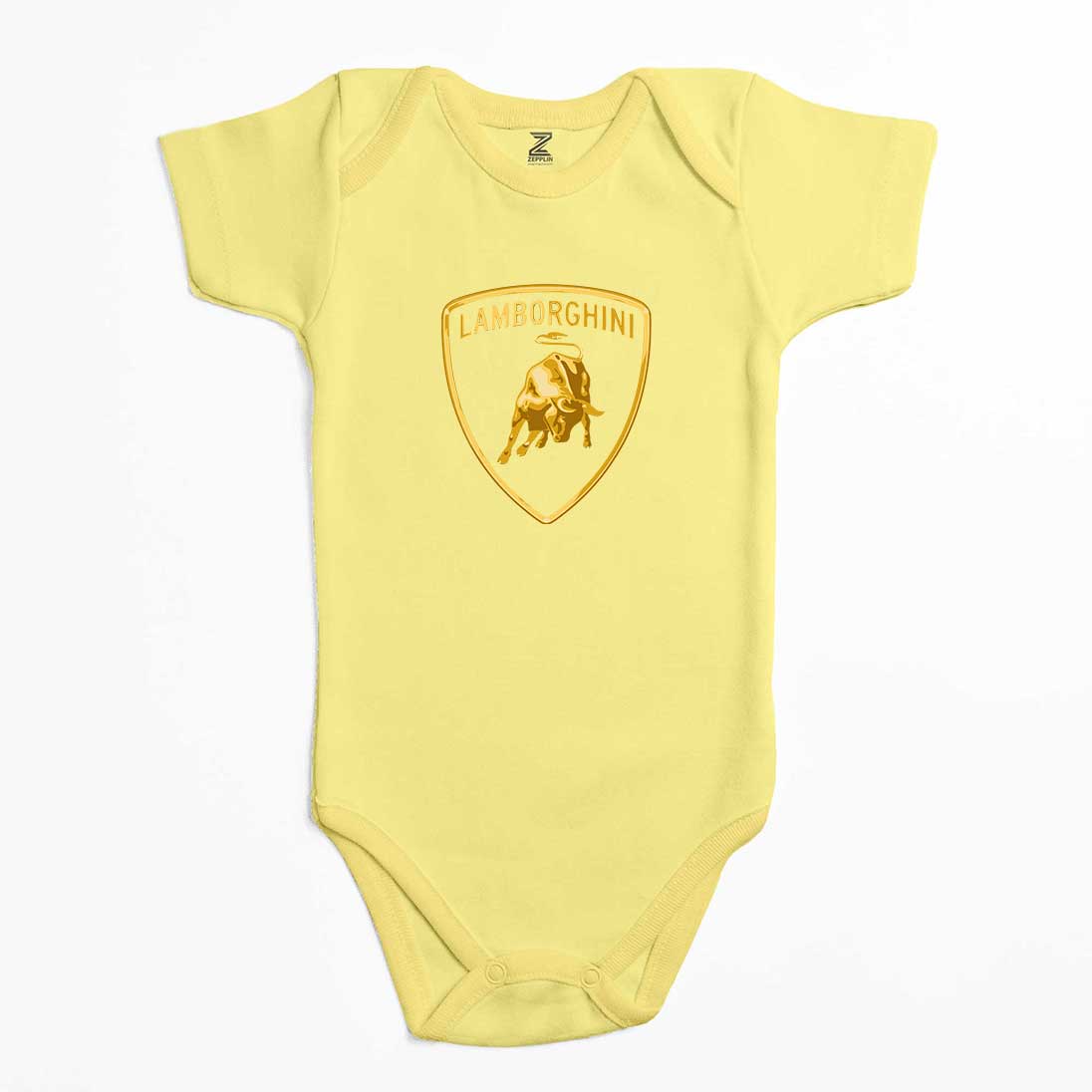 Lamborghini Gold Logo Renkli Bebek Body Zıbın