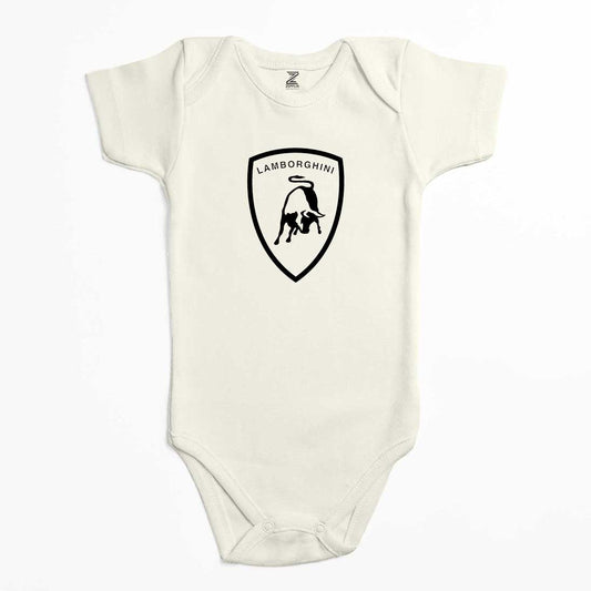 Lamborghini Logo Black Renkli Bebek Body Zıbın