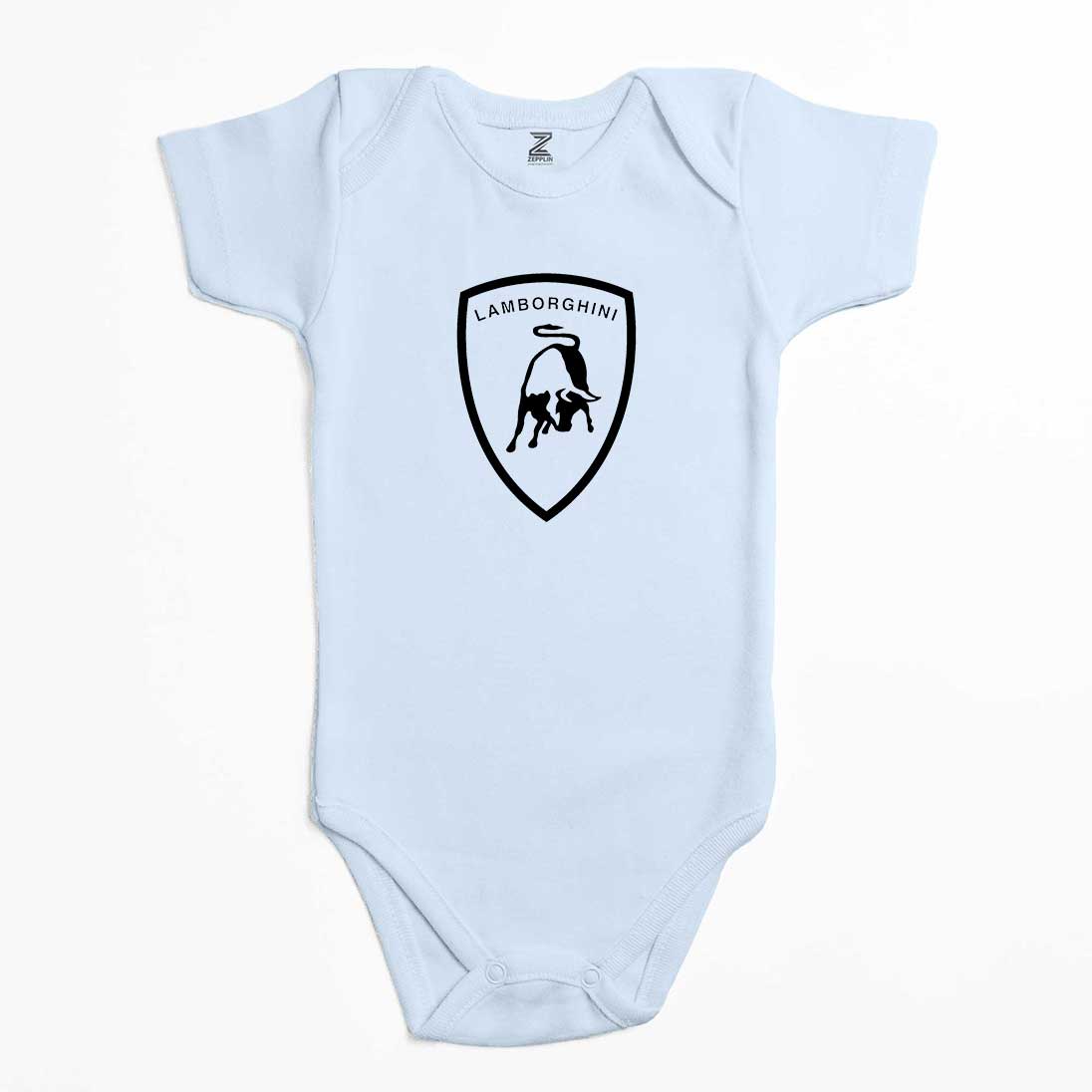 Lamborghini Logo Black Renkli Bebek Body Zıbın