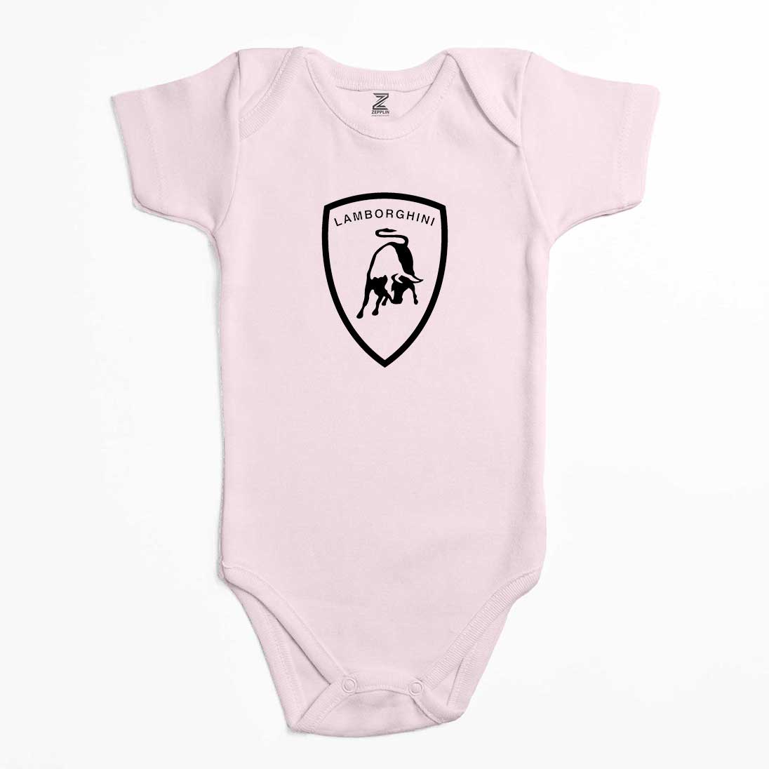 Lamborghini Logo Black Renkli Bebek Body Zıbın