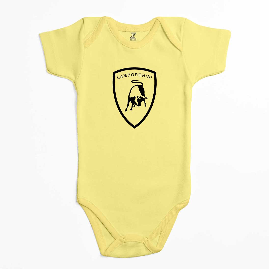 Lamborghini Logo Black Renkli Bebek Body Zıbın