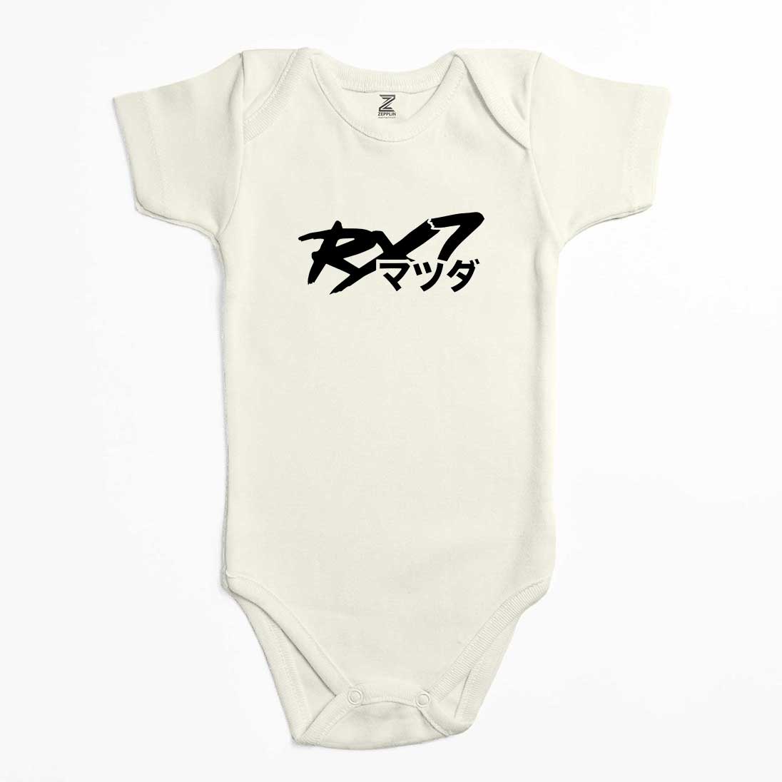 Mazda RX-7 Japon Logo Renkli Bebek Body Zıbın