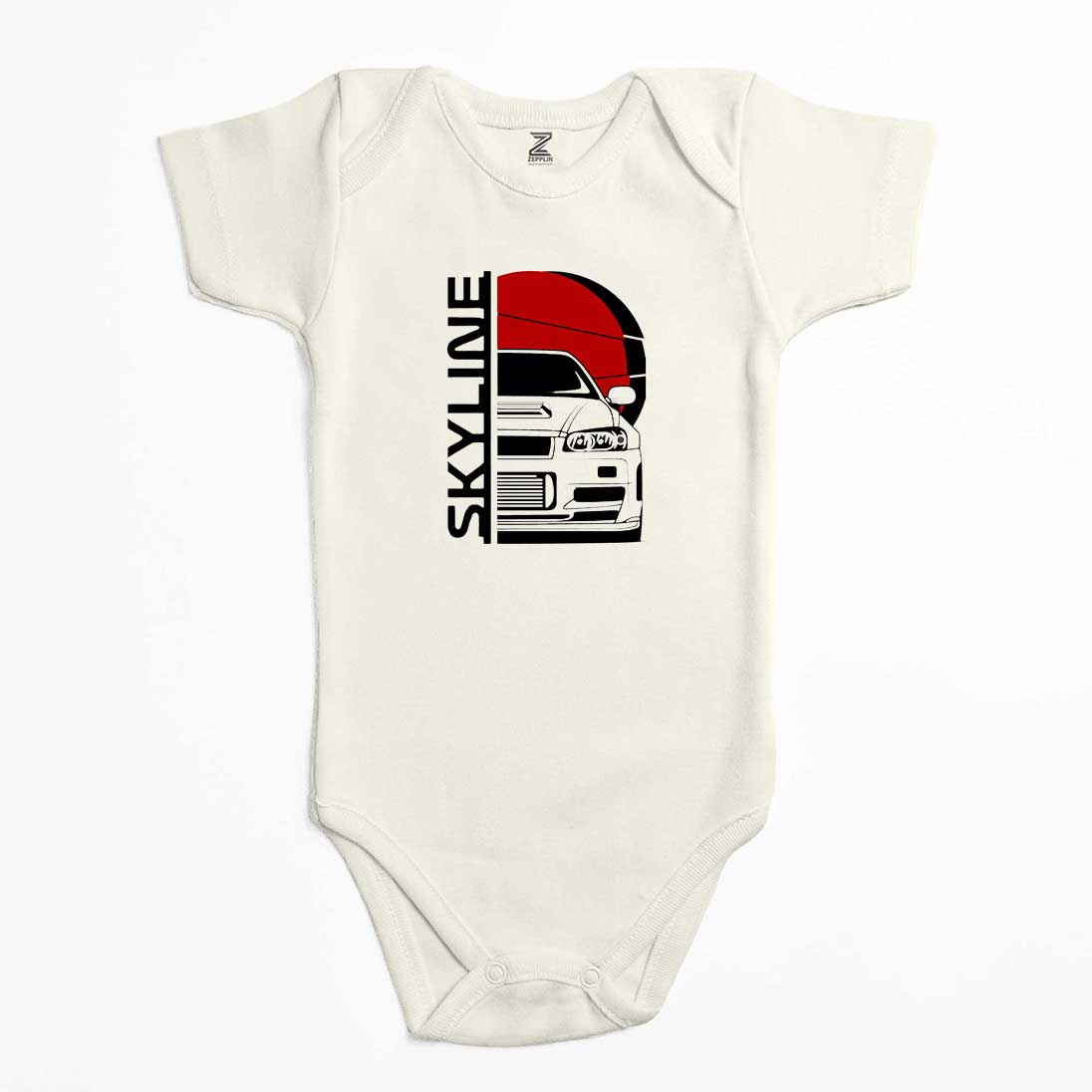 Skyline Renkli Bebek Body Zıbın