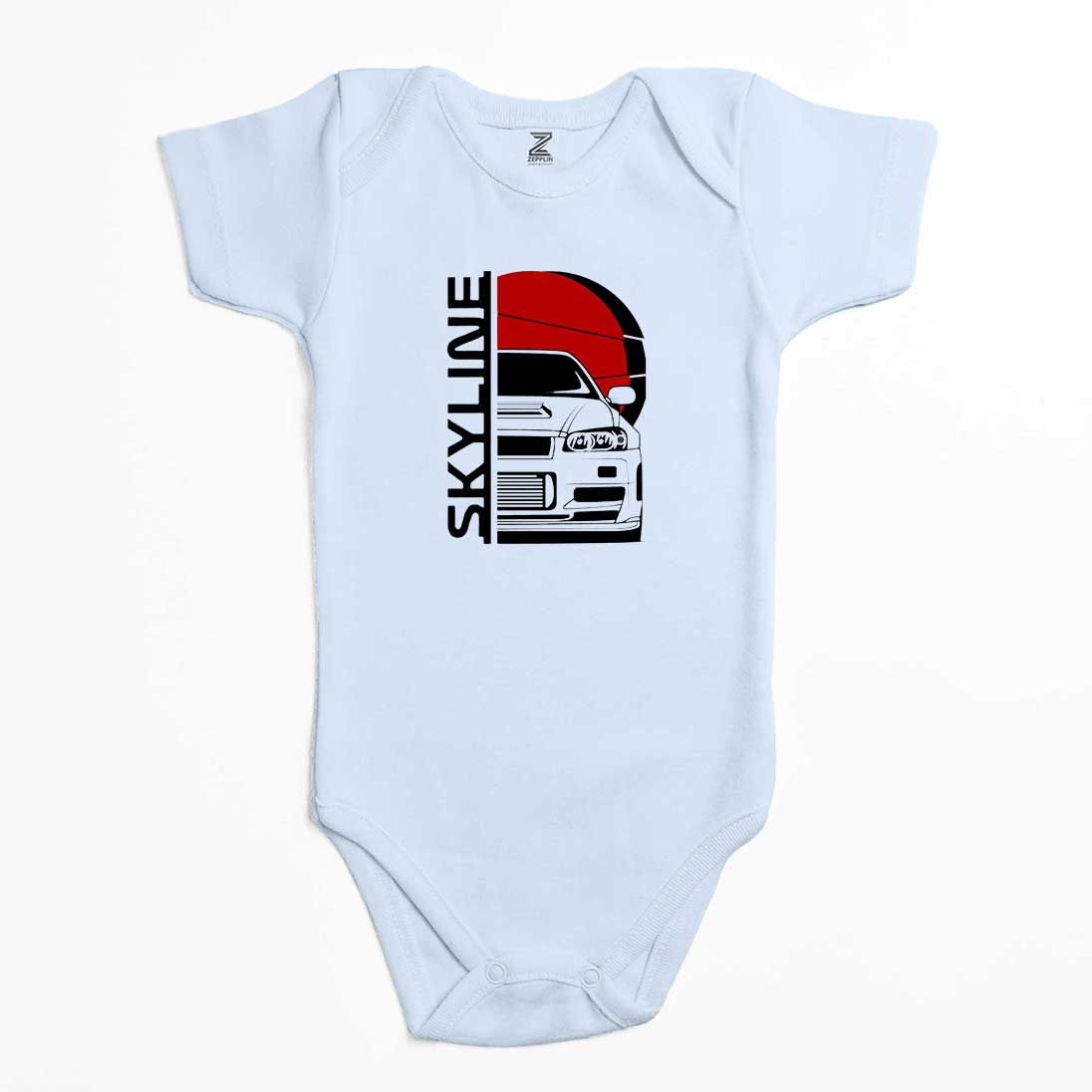 Skyline Renkli Bebek Body Zıbın