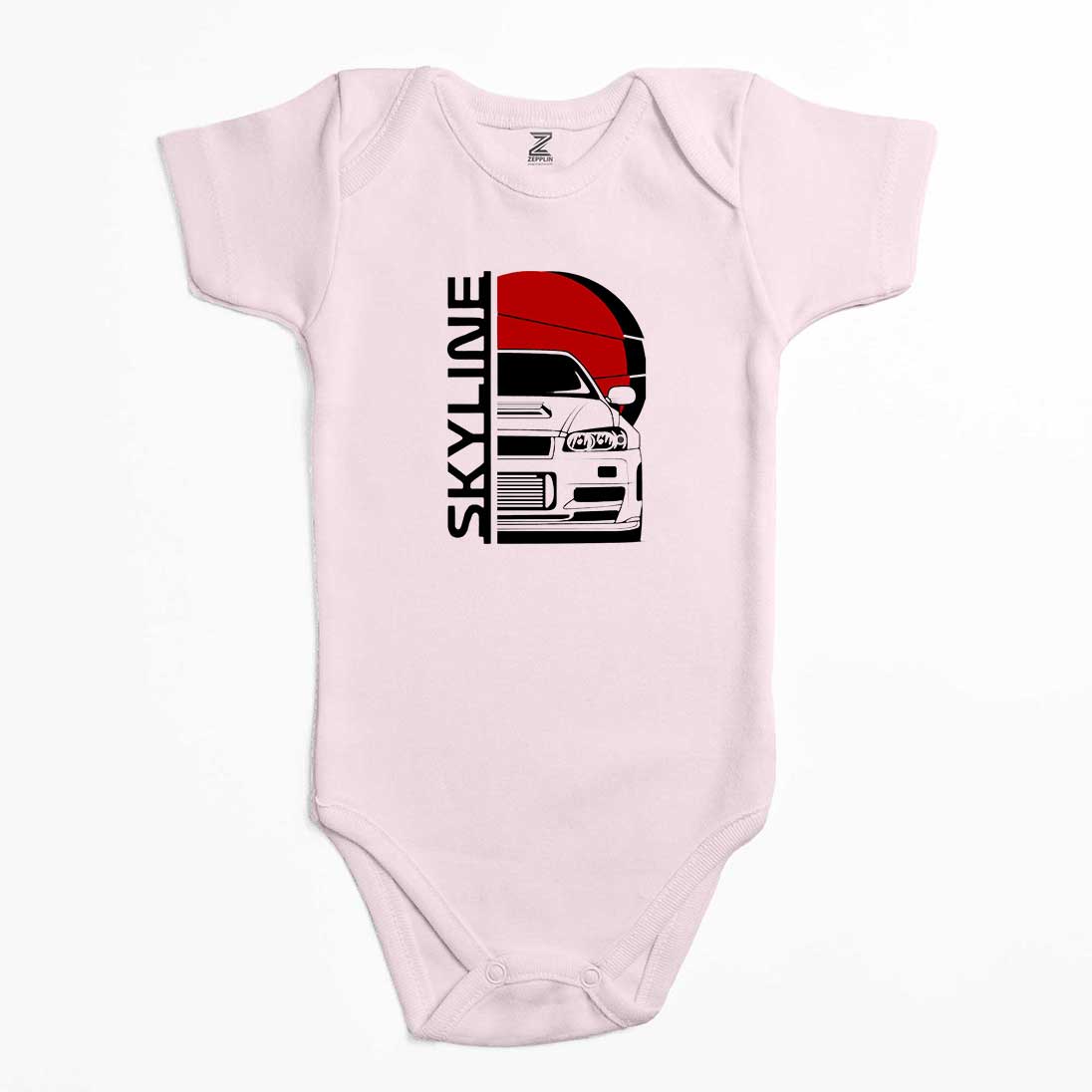 Skyline Renkli Bebek Body Zıbın