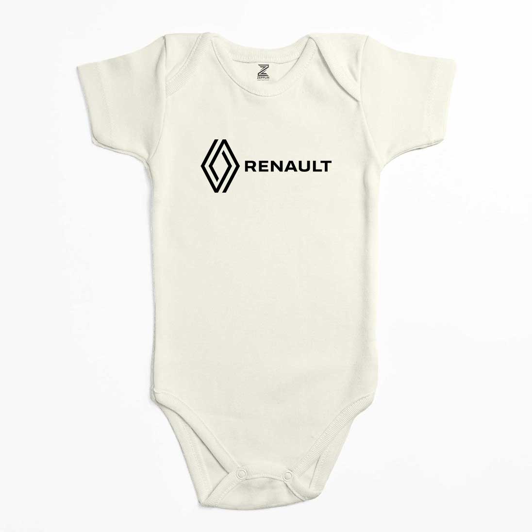Renault Text Logo Renkli Bebek Body Zıbın