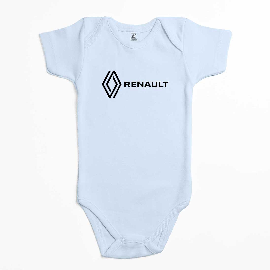 Renault Text Logo Renkli Bebek Body Zıbın