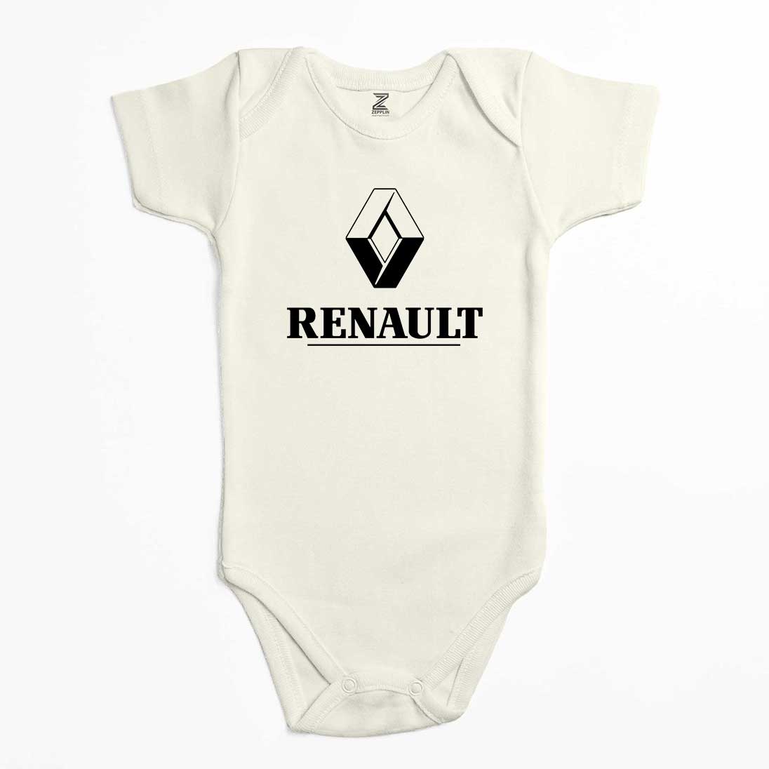 Renault Classic Logo Renkli Bebek Body Zıbın