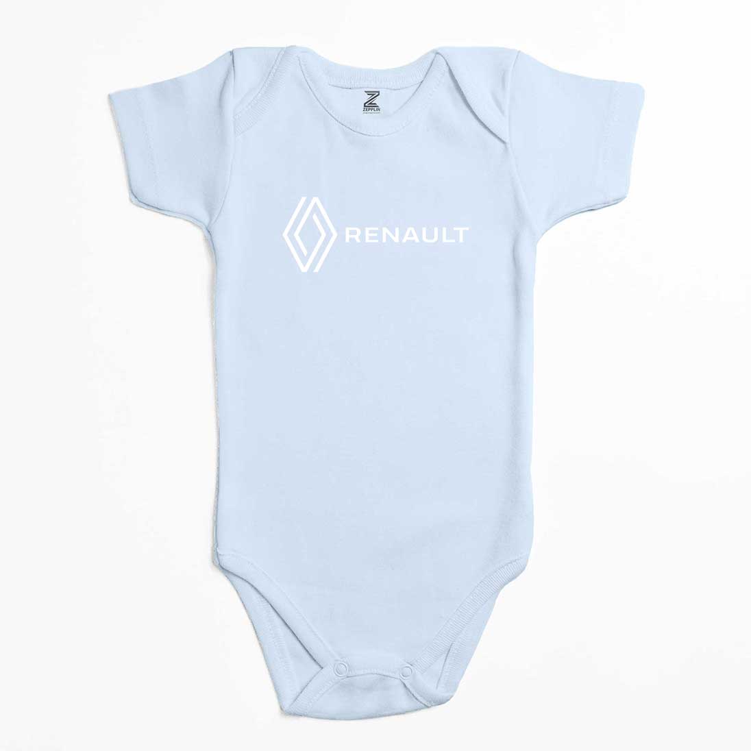 Renault New Logo Text Renkli Bebek Body Zıbın