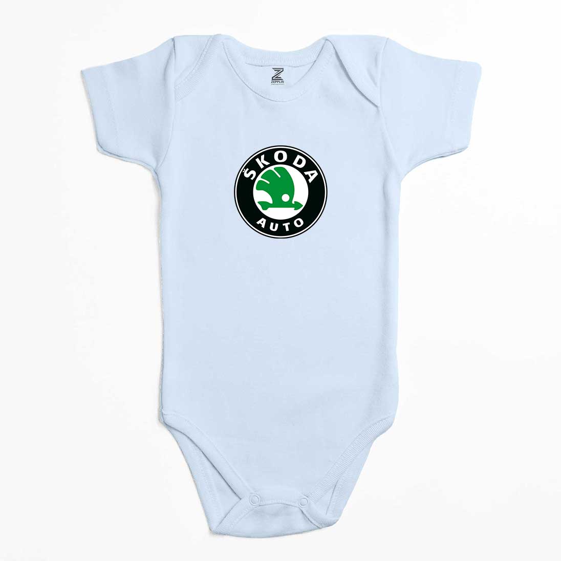 Skoda Auto Renkli Bebek Body Zıbın