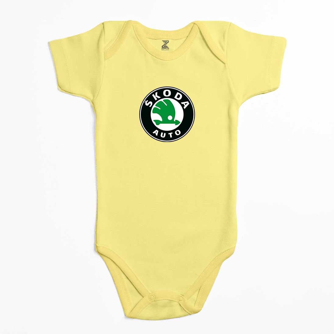 Skoda Auto Renkli Bebek Body Zıbın