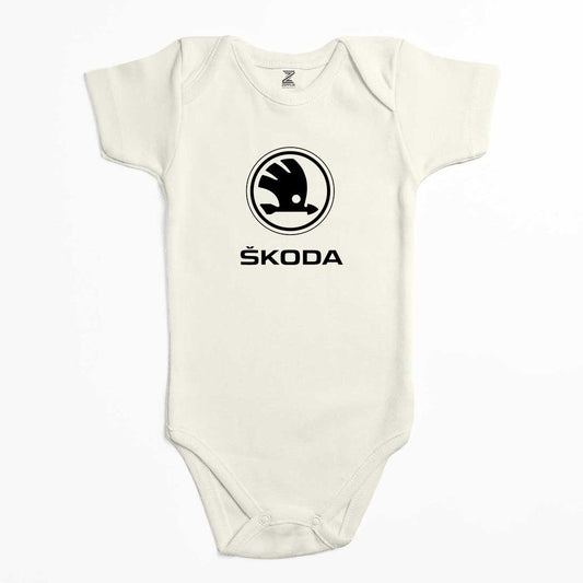 Skoda Logo Renkli Bebek Body Zıbın