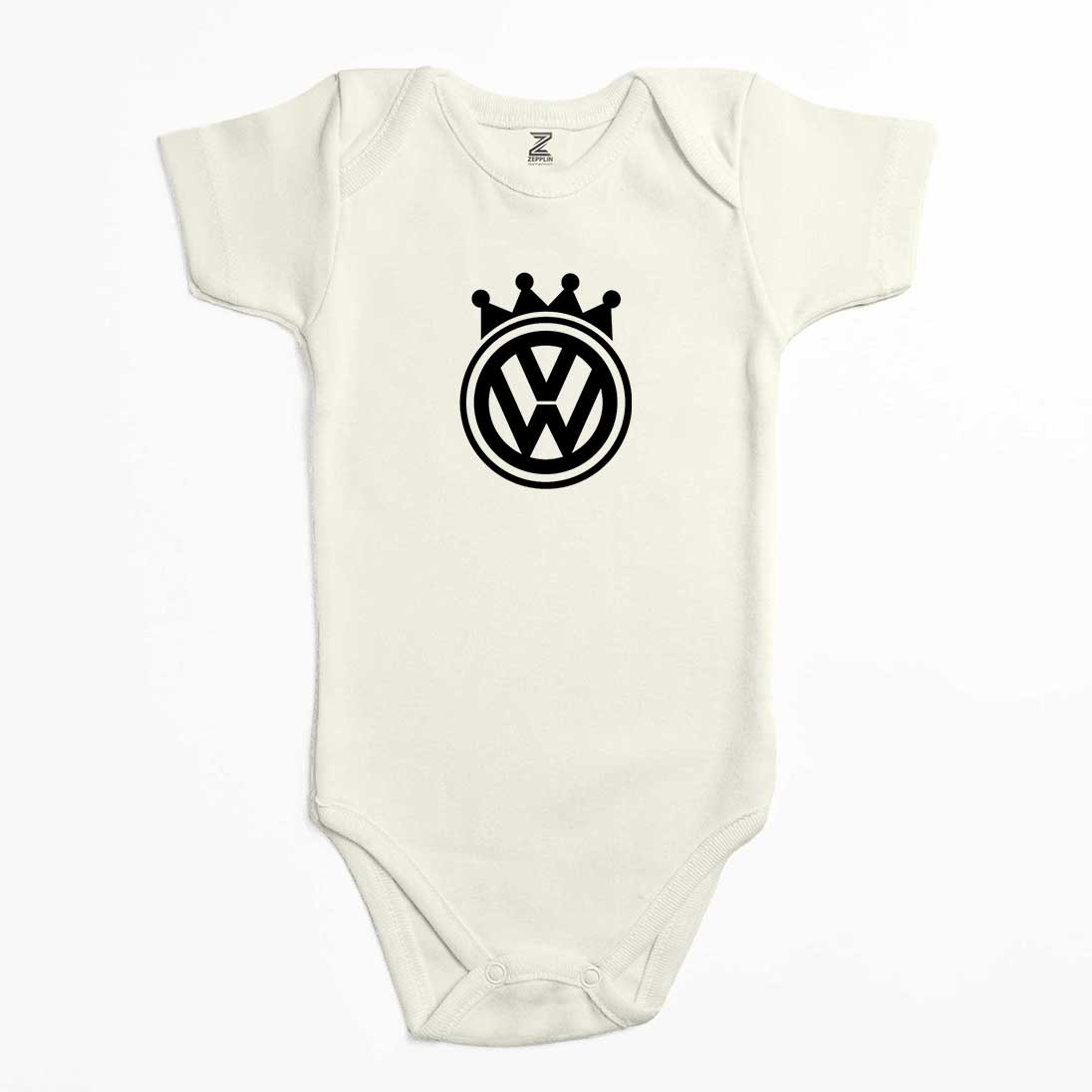 Volkswagen King Logo Renkli Bebek Body Zıbın