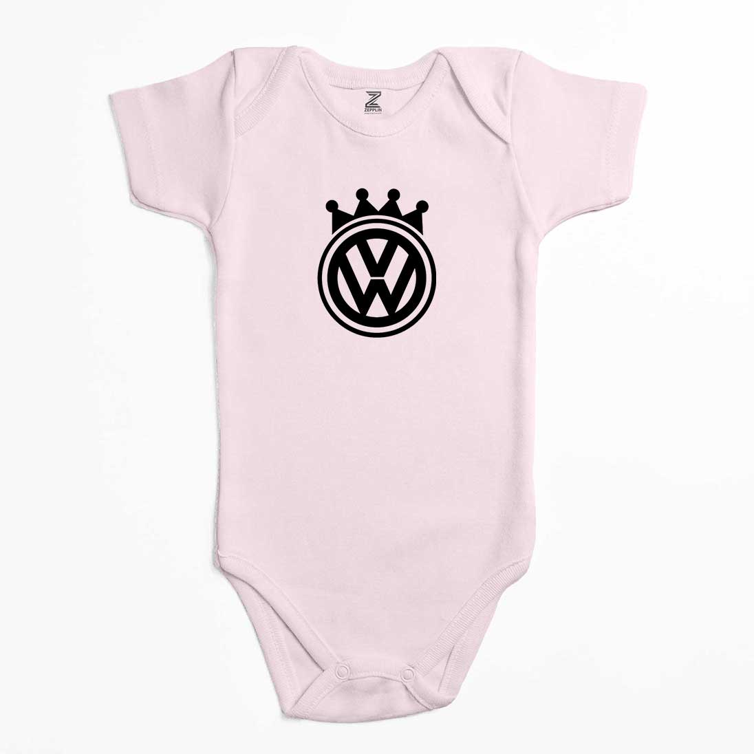 Volkswagen King Logo Renkli Bebek Body Zıbın