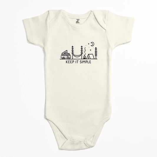 Keep it Simple Renkli Bebek Body Zıbın