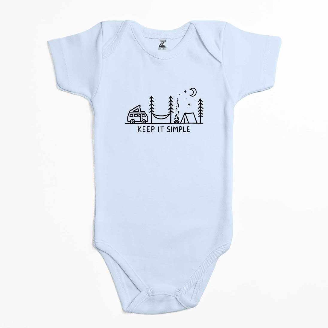 Keep it Simple Renkli Bebek Body Zıbın