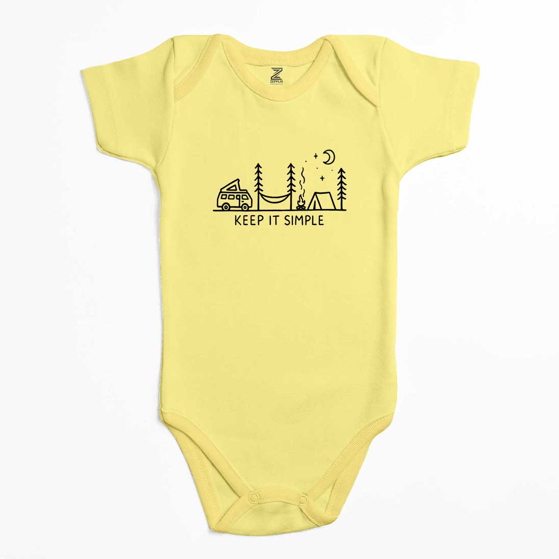 Keep it Simple Renkli Bebek Body Zıbın