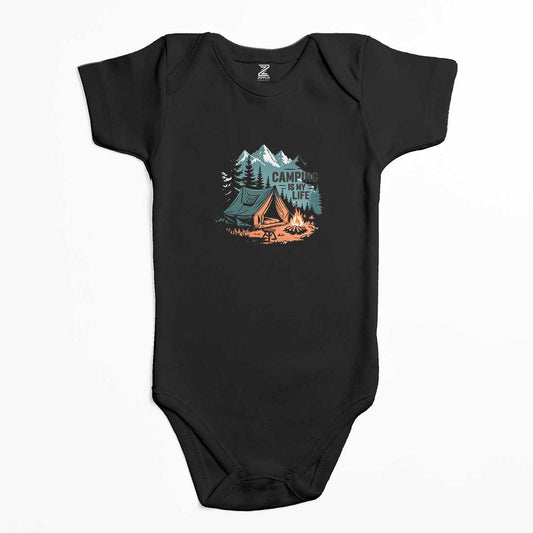 Camp Is My Life Renkli Bebek Body Zıbın