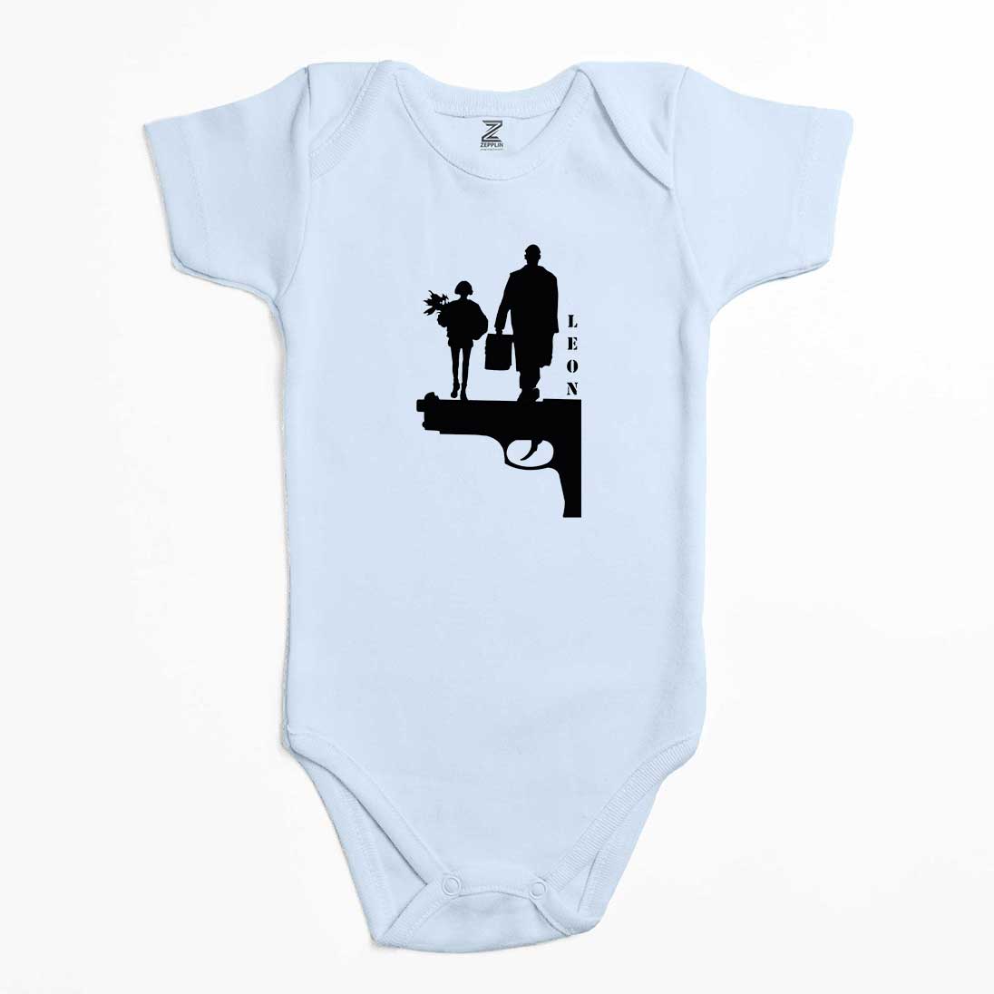 Leon Gun Silüet Renkli Bebek Body Zıbın