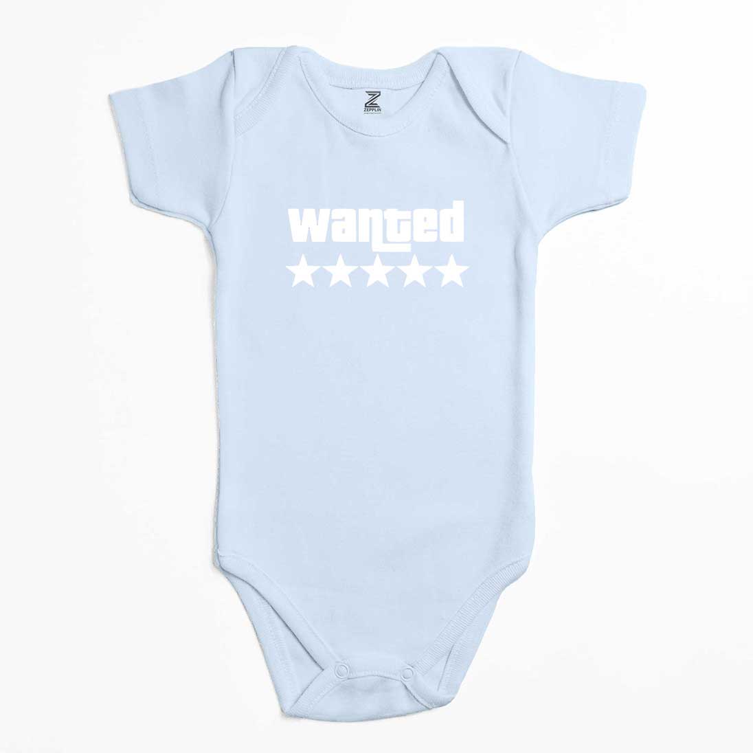 Wanted White Renkli Bebek Body Zıbın