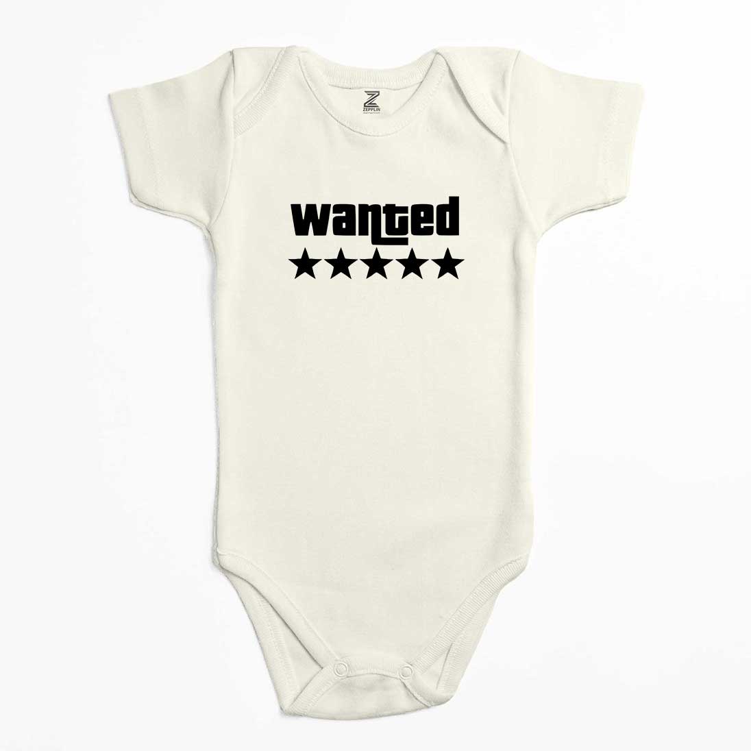 Wanted Renkli Bebek Body Zıbın