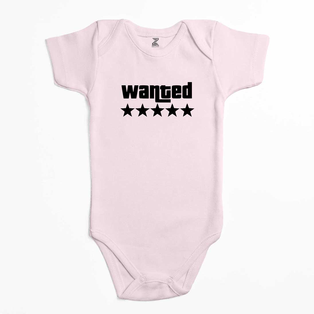 Wanted Renkli Bebek Body Zıbın