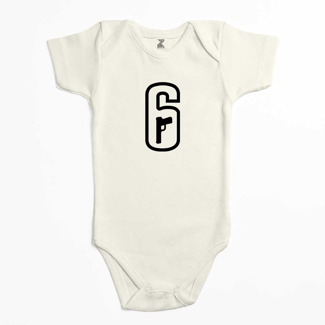 Rainbow Six Amblem Renkli Bebek Body Zıbın