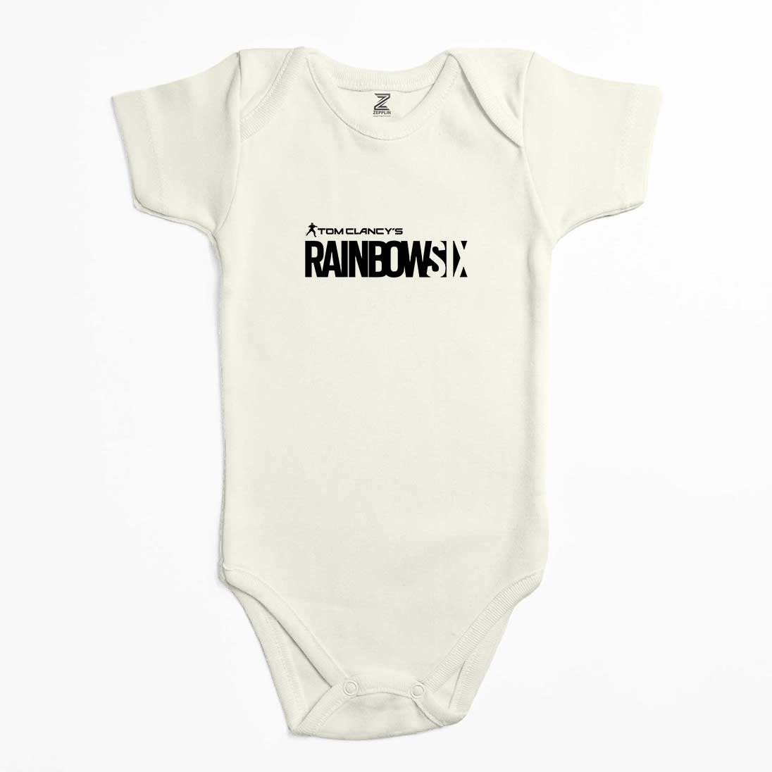 Rainbow Six Logo Renkli Bebek Body Zıbın