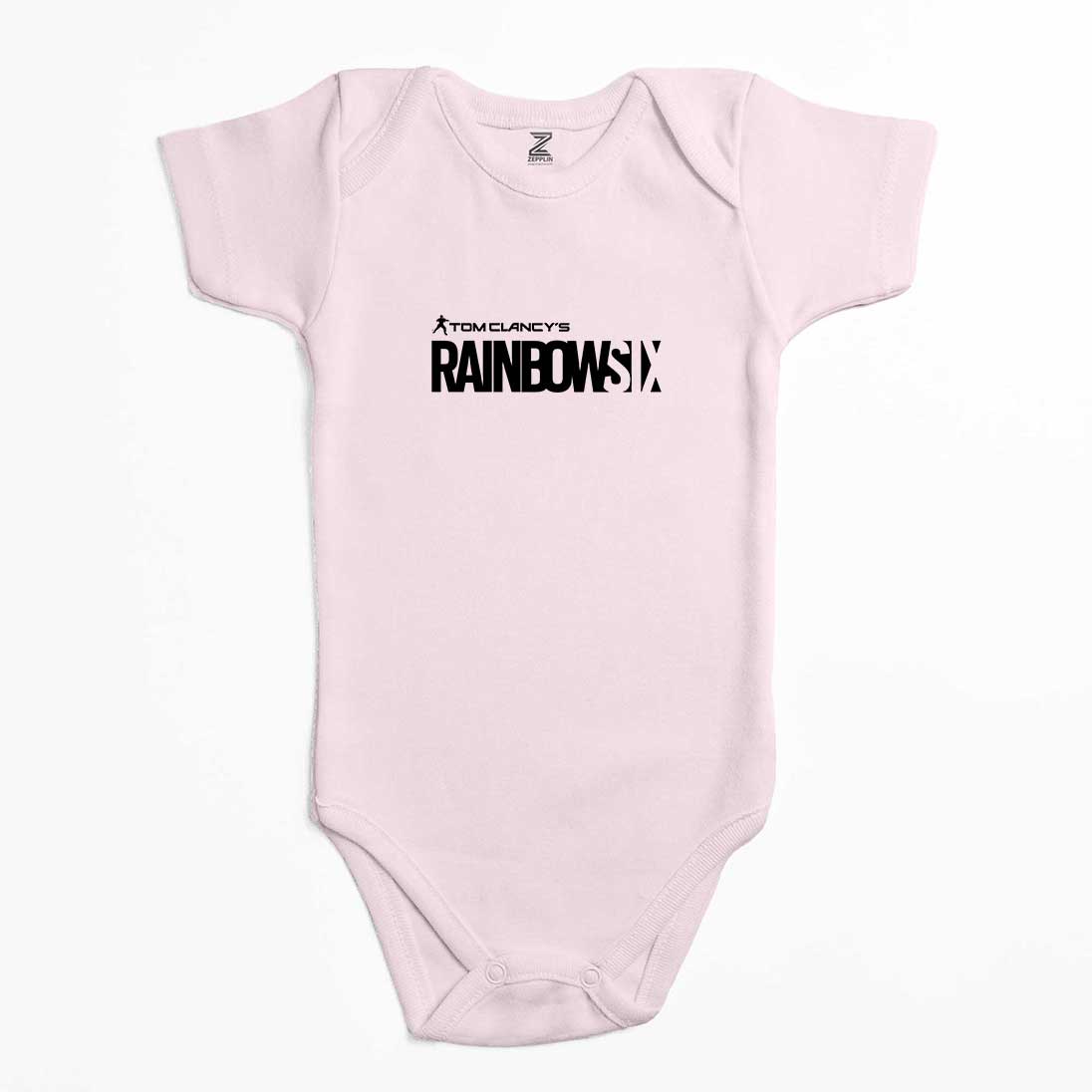 Rainbow Six Logo Renkli Bebek Body Zıbın