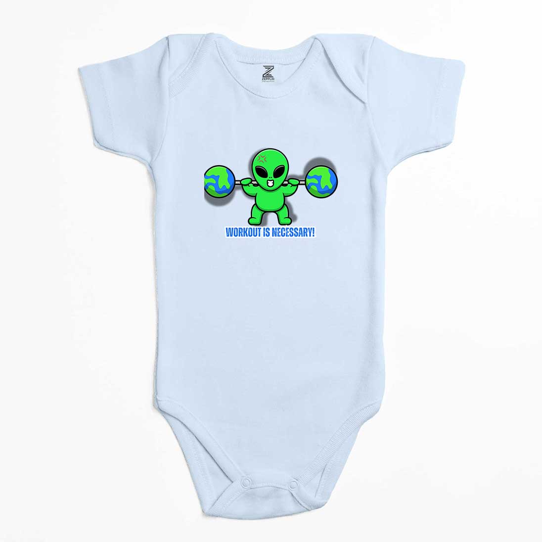 Workout Fitnes Animated Renkli Bebek Body Zıbın