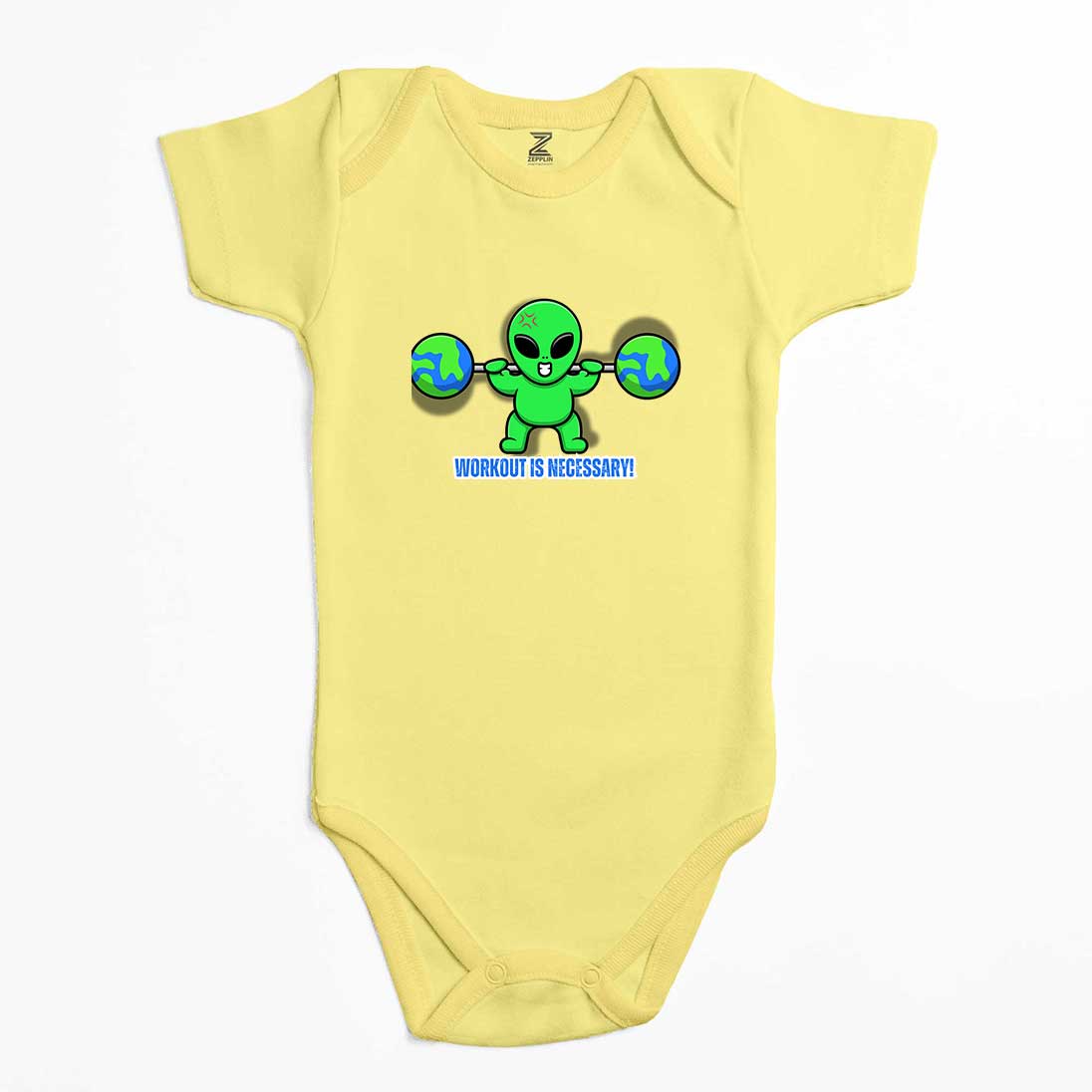 Workout Fitnes Animated Renkli Bebek Body Zıbın