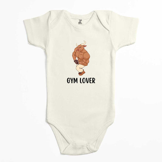 Gym Love Boğa Renkli Bebek Body Zıbın